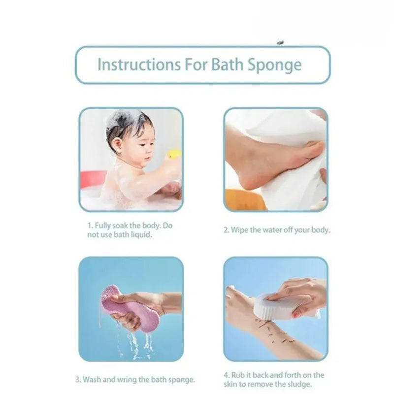 Bath Scrubbing Sponges